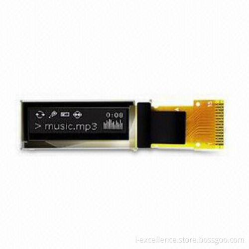 0.91-inch OLED Display Module with 128 x 32mm Dot Resolution, Available in White Color